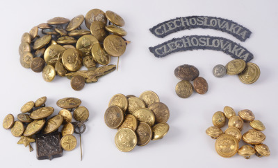 A Collection of Military Buttons