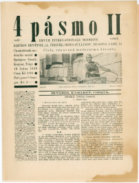 Pásmo (La Zone), revue internationale moderne, edition Devětsil