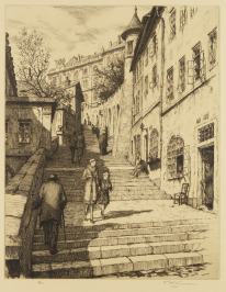 Zámecké schody [František Tavík Šimon (1877-1942)]