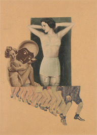 Modern Woman, Collage [Hanes Reegen (1922-1952)]