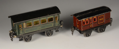 Dvojice vagonů [Německo, Švábsko, Göppingen, Gebr. Märklin & Cie. GmbH,]