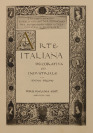 Arte Italiana, Decorativa e Industriale, 4 ročníky  []