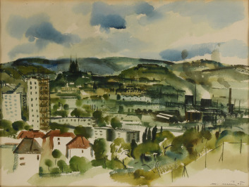 Pohled na Brno [Miroslav Netík (1920-?)]