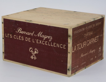 Château La Tour Carnet - 6 lahví v dřevěné bedně, 0,75l 