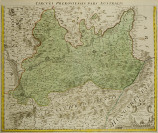 Zwei Landkarten vom Prerauer Kreis [Johann Christoph Müller (1673-1721)]