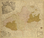 Mapa Moravy  [Tobias Conrad Lotter (1717-1777)]