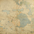 Handkolorierte Landkarte vom Feldsberg Gebiet (Eisgrub, Rampersdorf, Reinthal) []
