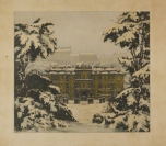 Lobkowiczký palác ze zahrady [Jaromír Stretti - Zamponi (1882-1959)]
