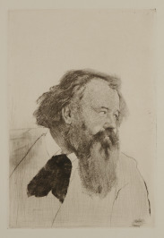 PORTRAIT OF HERMANN BAHR [Emil Orlik (1870-1932)]