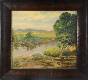 Landschaft mit Fluss [Jan Emanuel Václav Radimský (1867-1946)]