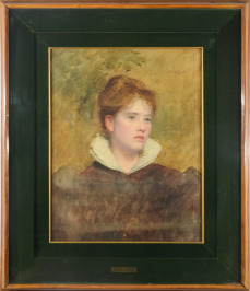 Portrét dívky v černých šatech [Philip Alexius de László - připsáno (1869-1937)]