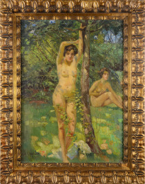 Female Nudes in the Open Air [Robert Emil Stübner (1874-1931)]