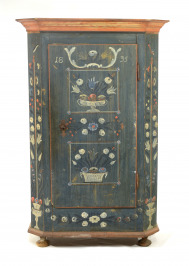 Painted Folk Cabinet