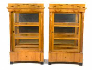 Two Glass Cabinets