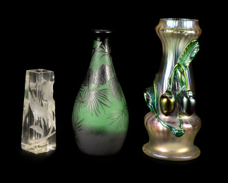 Three Art Nouveau Vases