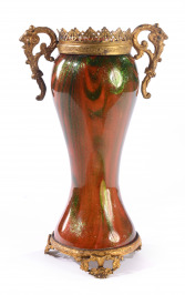 Art Nouveau Vase in a Mounting