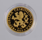 Replika mince 1 Kč r. 1922 [Otakar Španiel (1881-1955)]