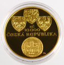 Goldene 10 000 Krone 800 Jahre seit der Veröffentlichung der Goldenen Bulle von Sizilien [Jaroslav Bejvl (1941-2016)]