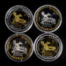 4 Gedenkmünzen aus der Emission Einführung der gemeinsamen Währung []