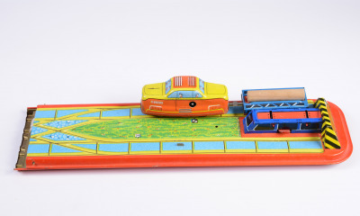 Mechanisches Spielzeug - Modellbahn Technofix GE 197 (Rakodo Vonat)