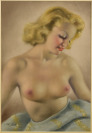 Mladá kráska s blond vlasy [Antal Diósy (1895-1977)]