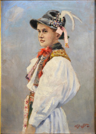 Bildnis eines Knaben in Tracht [Ludvík Ehrenhaft (1872-1955)]