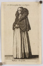Normandská žena z Dieppe z cyklu Theatrum Mulierum and Aula Veneris [Václav Hollar (1607-1677)]