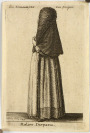 Normandská žena z Dieppe z cyklu Theatrum Mulierum and Aula Veneris [Václav Hollar (1607-1677)]