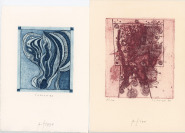 14 Grafikblätter [Josef Istler (1919-2000)]
