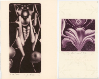 Five Graphic Prints [Jaroslava Pešicová (1935-2015)]