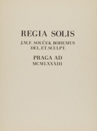 Regia Solis [Jan Souček (1941-2008)]