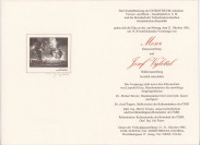 An Invitation to an Exhibition and Two New Year Cards [Josef Vyleťal (1940-1989)]