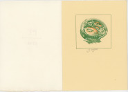 An Invitation to an Exhibition and Two New Year Cards [Josef Vyleťal (1940-1989)]
