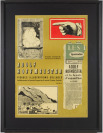 Collage - Vítězslav Nezval, Plakat und Zeitung [Adolf Hoffmeister (1902-1973)]