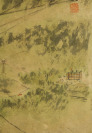 Stromleitung in Landschaft [Fu Baoshi Fu Baoshi (1904-1965)]