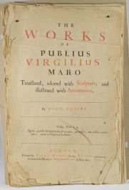 The Works of Publius Virgilius Maro – zlomek [Publius Vergilius Maro (70 př. n. l. - 19 př. n. l.), John Ogilby]