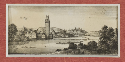 Ansicht von Prag [Wenceslaus Hollar (1607-1677)]
