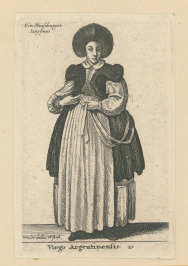 Virgo Argentinensis / Ein Strassburger Iungfraw [Václav Hollar (1607-1677)]