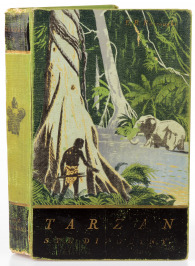 Dvojice dobrodružných knih [Daniel Defoe (1660-1731), Edgar Rice Burroughs (1875-1950)]