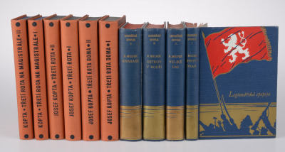 10 svazků legionářské literatury [Rudolf Medek (1890-1940), Josef Kopta (1894-1962)]