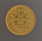 Zlatá mince 20 franků  []