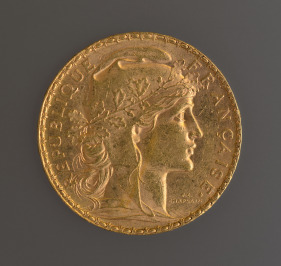 Zlatá mince 20 franků