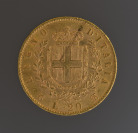 Zlatá mince 20 lir