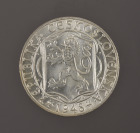 Pětice stříbrných pamětních mincí