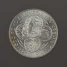 50 Kčs 650. výročí mincovny v Kremnici [Andrej Peter (1912-2003)]