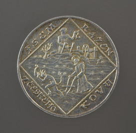 Medaille Jsem ražen z českého kovu – 10. Jubiläum der Republik [Otakar Španiel (1881-1955)]