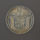 Medaile Jsem ražen z českého kovu – 10. výročí republiky [Otakar Španiel (1881-1955)]