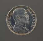 Medaile Na paměť 85. narozenin prvního presidenta republiky Československé [Otakar Španiel (1881-1955)]