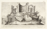 Vestigij del Castello dell acqua Martia overo Iulia... [Étienne Dupérac (1535-1604) Marco Sadeler]