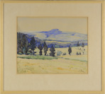 Hütte und Landschaft [Václav Jícha (1874-1950)]